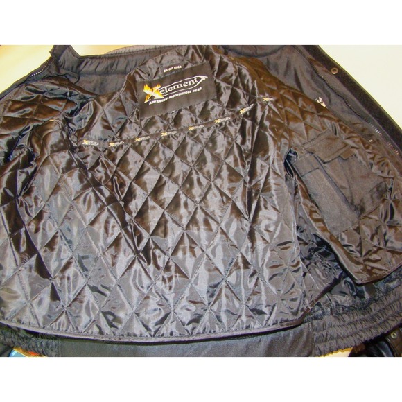 NEW! Xelement Motorcycle Jacket BIG & TALL Black/Gray Zip Out Liner SIZE 3XL  AC - Picture 4 of 15